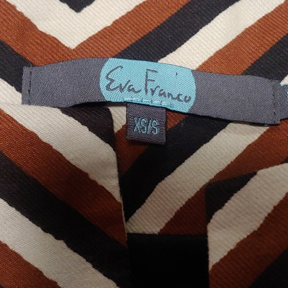 Anthropologie Eva Franco Zig Zag Car Coat - Picture 3 of 9